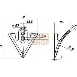 Soc triangulaire VB3 T98 | NON ORIGINAL Soc triangulaire VB3 T98 | NON ORIGINALPR#899232