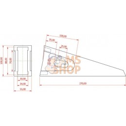 Pointe pour sous-soleuse utilisable pour Lely Roc | NON ORIGINAL Pointe pour sous-soleuse utilisable pour Lely Roc | NON ORIGINA
