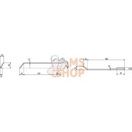 Dent de herse Ø7 p/Amazone droite | NON ORIGINAL Dent de herse Ø7 p/Amazone droite | NON ORIGINALPR#854365