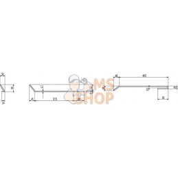 Dent de herse Ø7 p/Amazone gauche  | NON ORIGINAL Dent de herse Ø7 p/Amazone gauche  | NON ORIGINALPR#854366