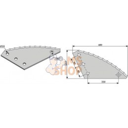 Section de désileuse 5 mm Strautmann | NON ORIGINAL Section de désileuse 5 mm Strautmann | NON ORIGINALPR#854410