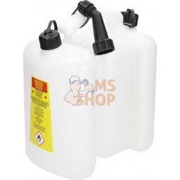 Jerrican double 6 + 3 litres blanc | NON ORIGINAL Jerrican double 6 + 3 litres blanc | NON ORIGINALPR#854408
