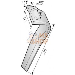 Dents de herse rot. G | NON ORIGINAL Dents de herse rot. G | NON ORIGINALPR#782194