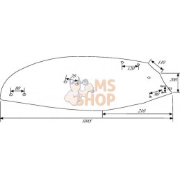 Versoir 14-16" D p/Kverneland | NON ORIGINAL Versoir 14-16" D p/Kverneland | NON ORIGINALPR#894264
