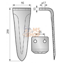 Dent de herse rotative p/Morra | NON ORIGINAL Dent de herse rotative p/Morra | NON ORIGINALPR#967825