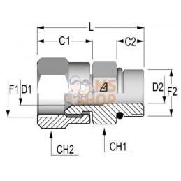 Union M/F FJ 3/4 - MG1/4CYL | NON ORIGINAL Union M/F FJ 3/4 - MG1/4CYL | NON ORIGINALPR#911701
