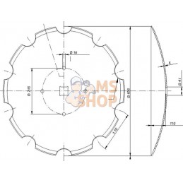 Disque 26" | NON ORIGINAL Disque 26" | NON ORIGINALPR#899000