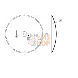 Disque de herse lisse 610x7 Tr.41 | NON ORIGINAL Disque de herse lisse 610x7 Tr.41 | NON ORIGINALPR#899019