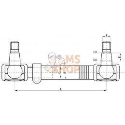 Track rod complete | NEW HOLLAND Track rod complete | NEW HOLLANDPR#1110154