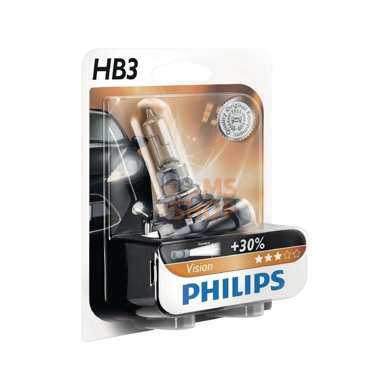 Ampoule HB3 - 12V-65W Vision | PHILIPS Ampoule HB3 - 12V-65W Vision | PHILIPSPR#785043