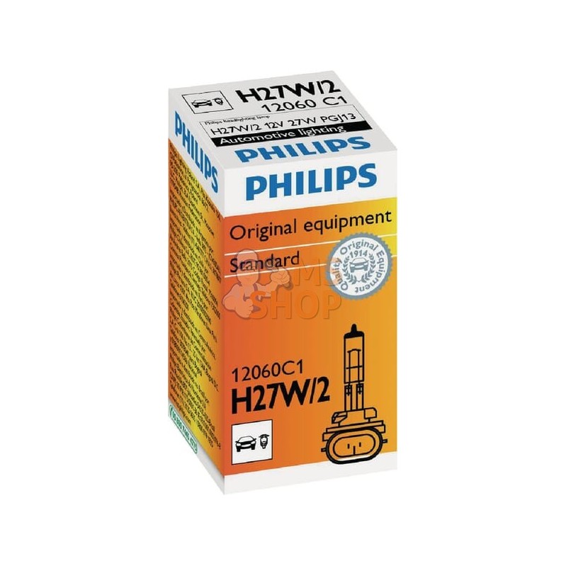 Ampoule 12 V H27W/2 Philips | PHILIPS Ampoule 12 V H27W/2 Philips | PHILIPSPR#785081