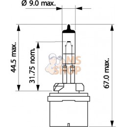 Ampoule H27W/1 - 12V-27W -PG13 | PHILIPS Ampoule H27W/1 - 12V-27W -PG13 | PHILIPSPR#785080