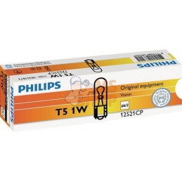 Ampoule 12V 1W WBT5 W2x4.6d | PHILIPS Ampoule 12V 1W WBT5 W2x4.6d | PHILIPSPR#785140