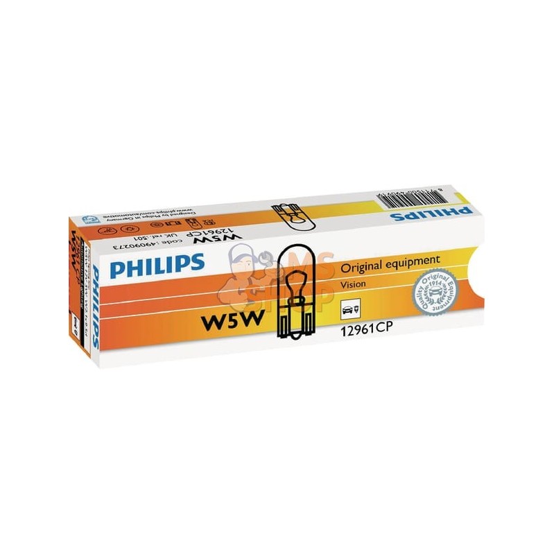 Ampoule W5W - 12V-5W W2,1x9,5d | PHILIPS Ampoule W5W - 12V-5W W2,1x9,5d | PHILIPSPR#785179