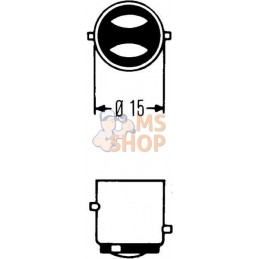 Ampoule P21/5W 24V21/5W BAY15d | PHILIPS Ampoule P21/5W 24V21/5W BAY15d | PHILIPSPR#785205