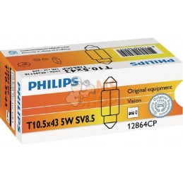 Ampoule T10,5x43 -12V-5W SV8,5 | PHILIPS Ampoule T10,5x43 -12V-5W SV8,5 | PHILIPSPR#785172