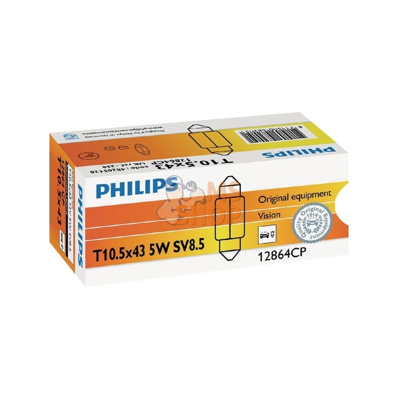 Ampoule T10,5x43 -12V-5W SV8,5 | PHILIPS Ampoule T10,5x43 -12V-5W SV8,5 | PHILIPSPR#785172