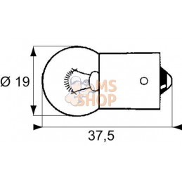 Ampoule R5W - 24V-5W BA15s | PHILIPS Ampoule R5W - 24V-5W BA15s | PHILIPSPR#785216