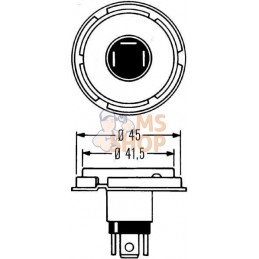 Ampoule R2 -24V-55/50W P45t-41 | PHILIPS Ampoule R2 -24V-55/50W P45t-41 | PHILIPSPR#785211