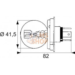 Ampoule R2 -24V-55/50W P45t-41 | PHILIPS Ampoule R2 -24V-55/50W P45t-41 | PHILIPSPR#785211