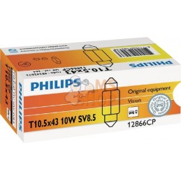 Ampoule T10,5x43 12V-10W SV8,5 | PHILIPS Ampoule T10,5x43 12V-10W SV8,5 | PHILIPSPR#785173