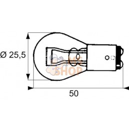 Ampoule P21/5W 12V21/5W BAY15d | PHILIPS Ampoule P21/5W 12V21/5W BAY15d | PHILIPSPR#785135