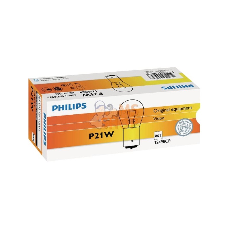 Ampoule P21W - 12V-21W - BA15s | PHILIPS Ampoule P21W - 12V-21W - BA15s | PHILIPSPR#785132