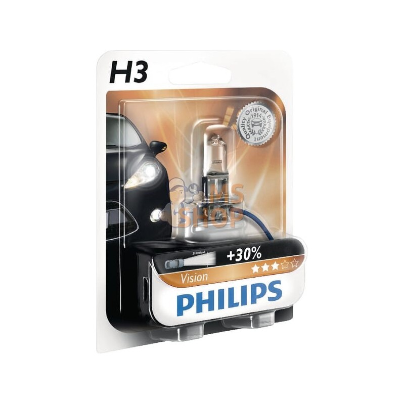 Ampoule H3 - 12V-55W Vision | PHILIPS Ampoule H3 - 12V-55W Vision | PHILIPSPR#785106