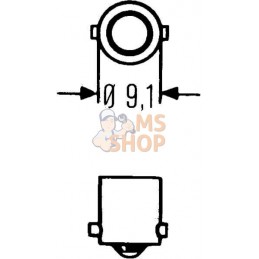 Ampoule T4W - 24V-4W - BA9s | PHILIPS Ampoule T4W - 24V-4W - BA9s | PHILIPSPR#785229