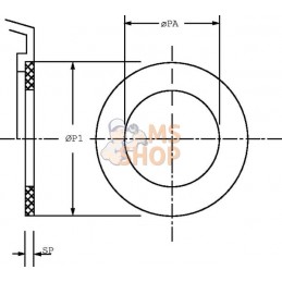 Bague de centrage L2202/L2252 | MP FILTRI Bague de centrage L2202/L2252 | MP FILTRIPR#965846