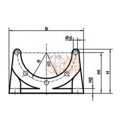 Bride de base simple PDM A200 | MP FILTRI Bride de base simple PDM A200 | MP FILTRIPR#914992