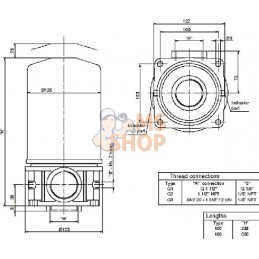 Tête de filtre 1 1/2" MST1xx | MP FILTRI Tête de filtre 1 1/2" MST1xx | MP FILTRIPR#860602