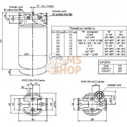 Tête de filtre pour MPS050/ SG1 | MP FILTRI Tête de filtre pour MPS050/ SG1 | MP FILTRIPR#860568