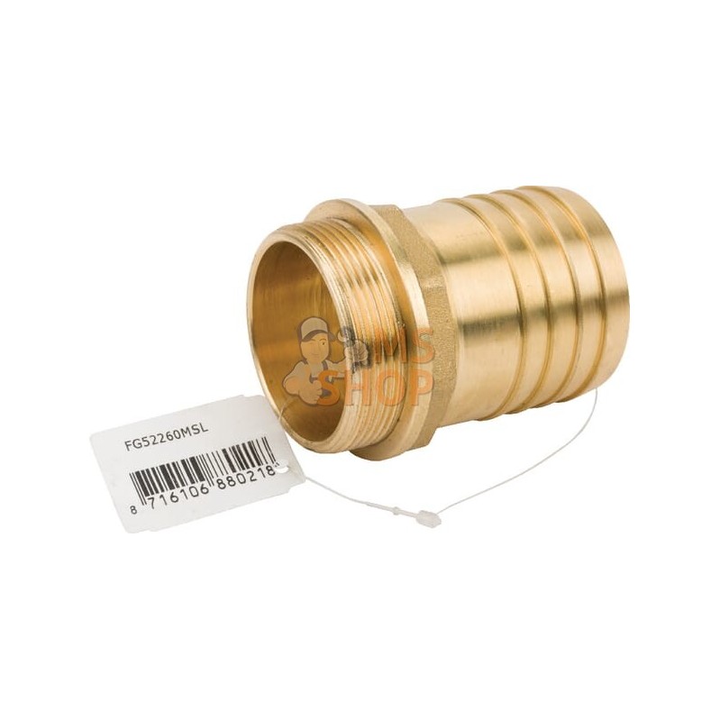 Raccord de tuyau 60mm x M 2" | MZ Raccord de tuyau 60mm x M 2" | MZPR#885237 Raccord de tuyau 60mm x M 2" | MZ Raccord de tuyau 60mm x M 2" | MZPR#885237