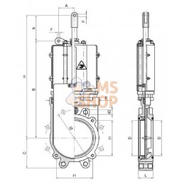 Robinet-vanne 4" (hydr) | MZ Robinet-vanne 4" (hydr) | MZPR#862316