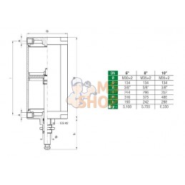 Vérin pneumatique 6" | MZ Vérin pneumatique 6" | MZPR#900313