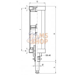 Vérin pneumatique 4" MZ | MZ Vérin pneumatique 4" MZ | MZPR#900304