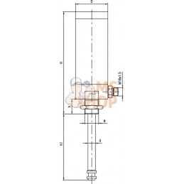 Vérin hydraulique compact 6" | MZ Vérin hydraulique compact 6" | MZPR#900312