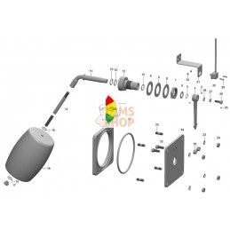 Indicateur de niveau L=1 300 mm avec capteur | MZ Indicateur de niveau L=1 300 mm avec capteur | MZPR#753829