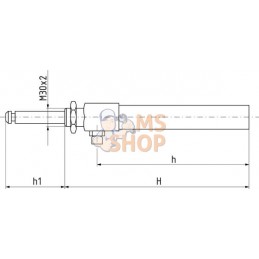 Vérin hydraulique 6" | MZ Vérin hydraulique 6" | MZPR#900289