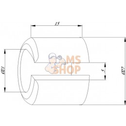 Douille 15 mm | UNBRANDED Douille 15 mm | UNBRANDEDPR#874919