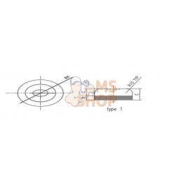 Pastille d’usure 115x32mm | UNBRANDED Pastille d’usure 115x32mm | UNBRANDEDPR#693487