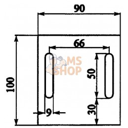 Grattoir 90x110mm p/Lely | UNBRANDED Grattoir 90x110mm p/Lely | UNBRANDEDPR#693561