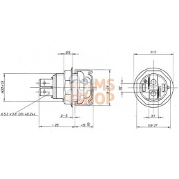 Interrupteur 12,5A-24V 1x | UNBRANDED Interrupteur 12,5A-24V 1x | UNBRANDEDPR#821832