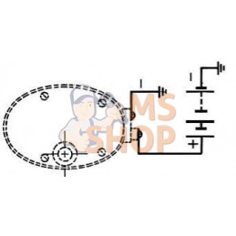 Moteur d'essuie-glace 12V 135° axe 60mm Ø6mm | UNBRANDED Moteur d'essuie-glace 12V 135° axe 60mm Ø6mm | UNBRANDEDPR#851143