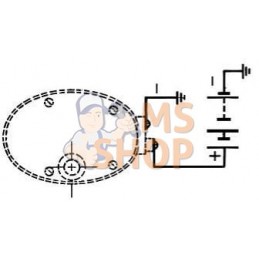 Moteur essuie-glace 12V 85° axe 61mm Ø6mm | UNBRANDED Moteur essuie-glace 12V 85° axe 61mm Ø6mm | UNBRANDEDPR#851142