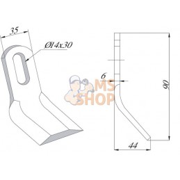 Fléau 35x6x90 p14x30/ Nobili | UNBRANDED Fléau 35x6x90 p14x30/ Nobili | UNBRANDEDPR#874992