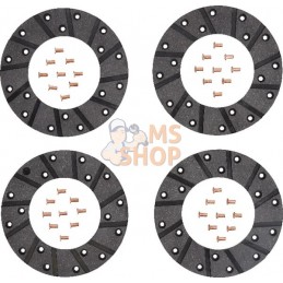 Kit de garnitures de frein p/ CNH | UNBRANDED Kit de garnitures de frein p/ CNH | UNBRANDEDPR#652455