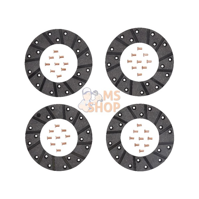 Kit de garnitures de frein p/ CNH | UNBRANDED Kit de garnitures de frein p/ CNH | UNBRANDEDPR#652455
