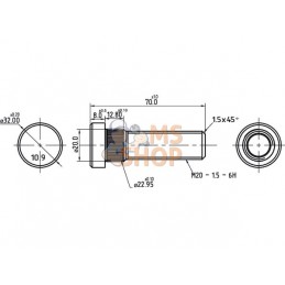 Boulon de roue Case - IH | UNBRANDED Boulon de roue Case - IH | UNBRANDEDPR#652461